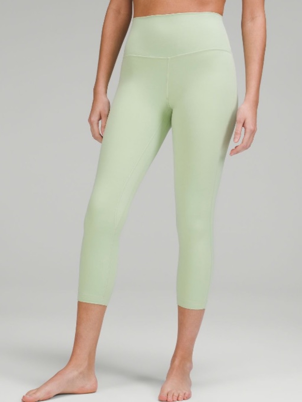 lululemon Align High-Rise Crop 23" - Creamy Mint
